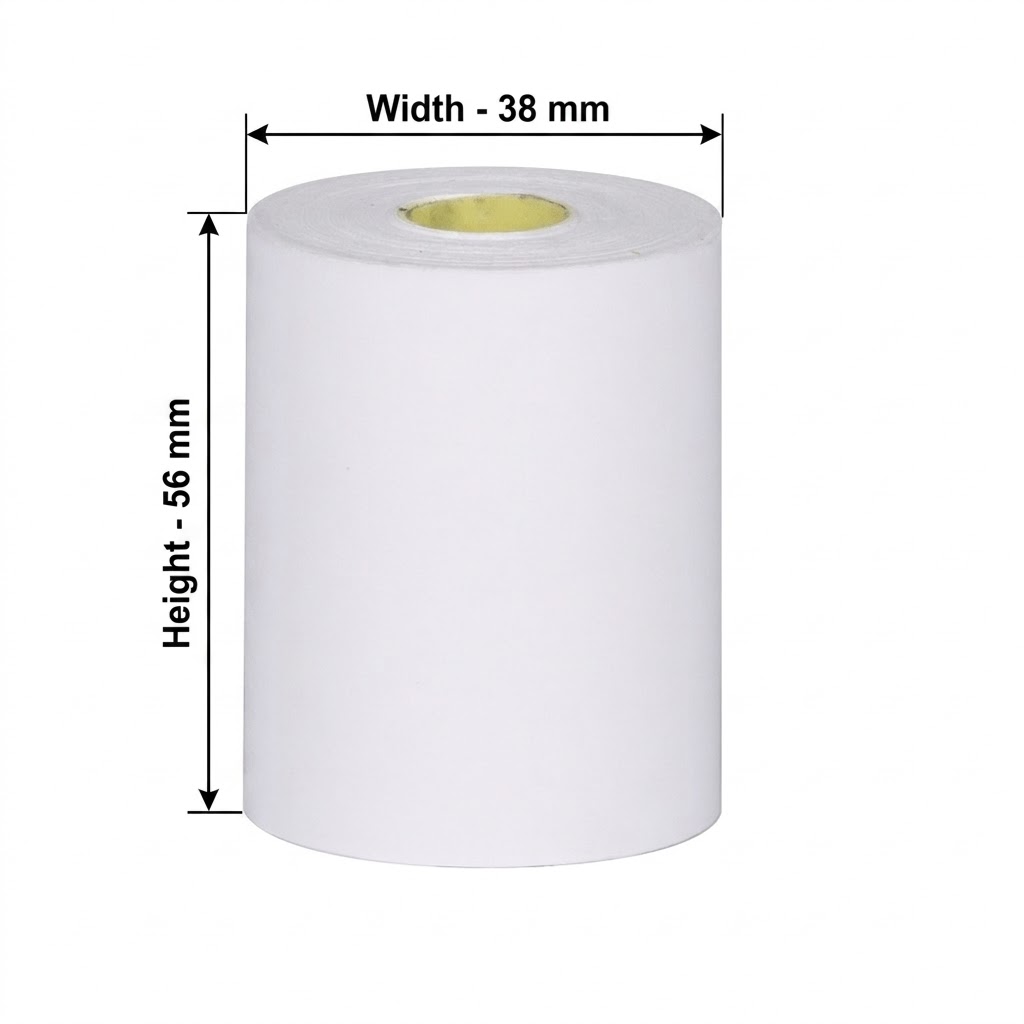 56mm x 38mm Thermal Paper Roll 