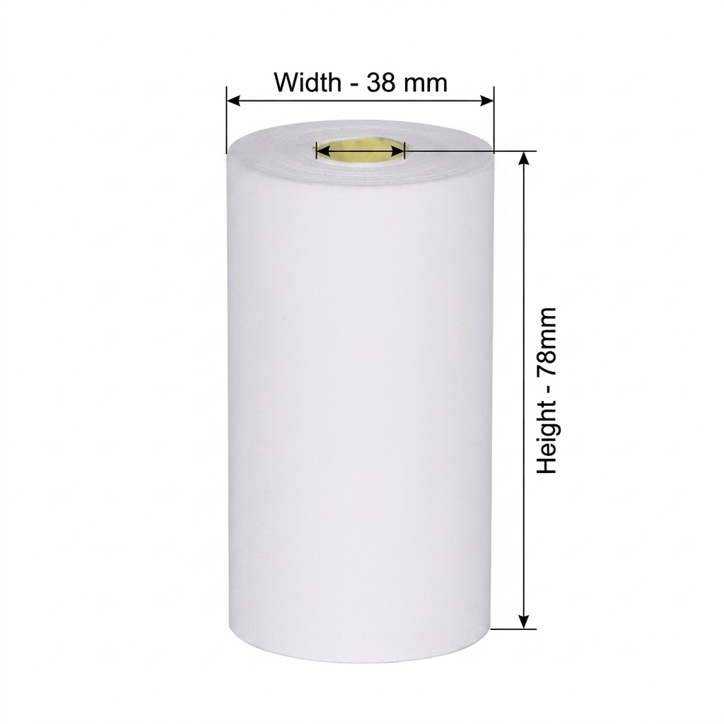 78mm x 38mm Thermal Paper Roll 
